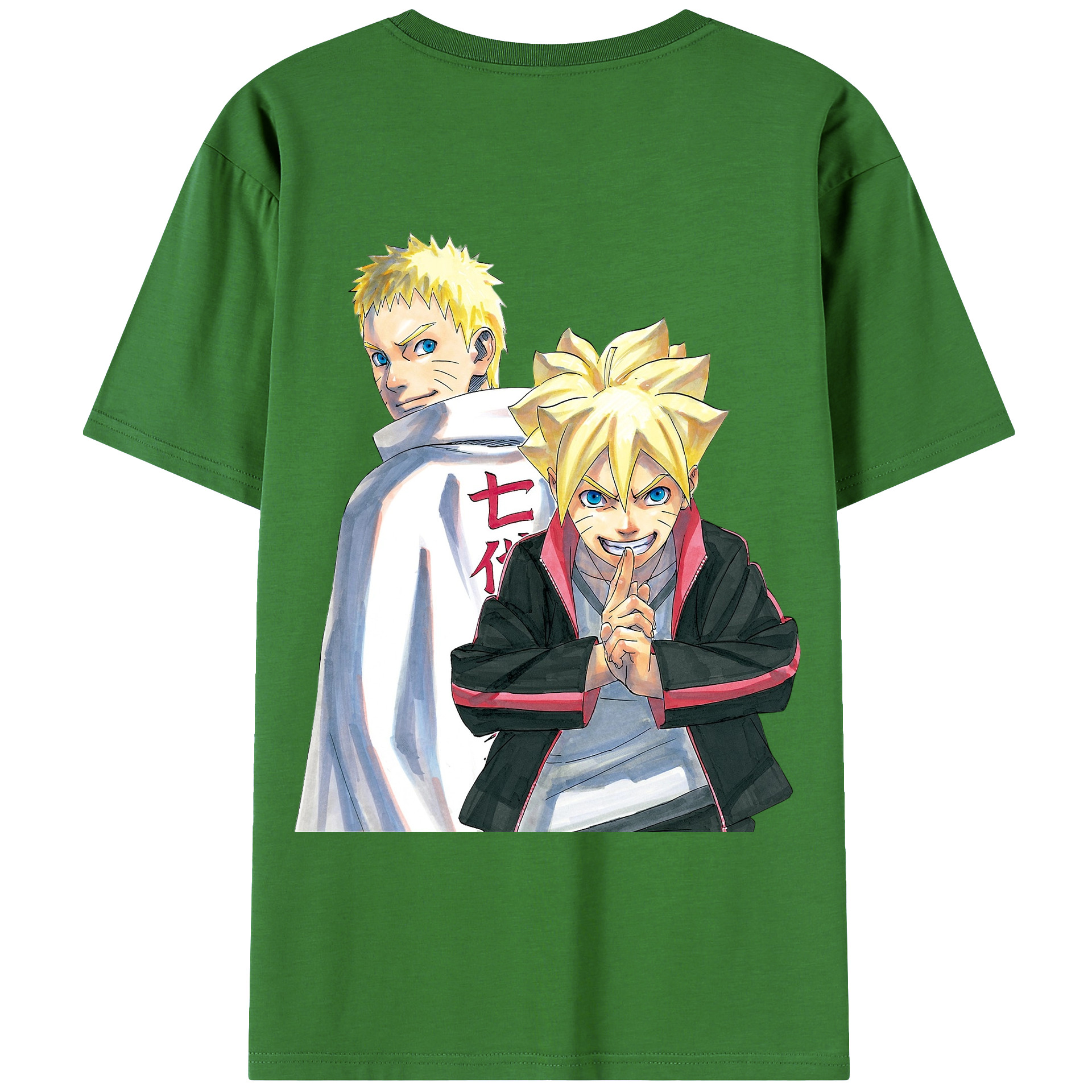 （画像用） NARUTO -ナルト- うずまき ボルト Uzumaki Boruto レディース半袖Tシャツ(バックプリント)
